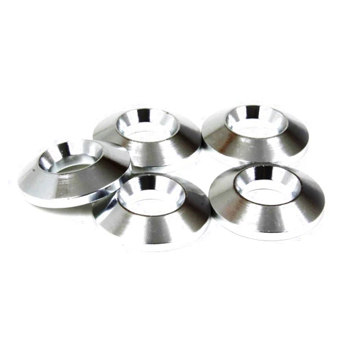 Moore Parts Aluminum Wheel Washer, Flat Surface to 60 Degree Lug Taper, 5 Pack