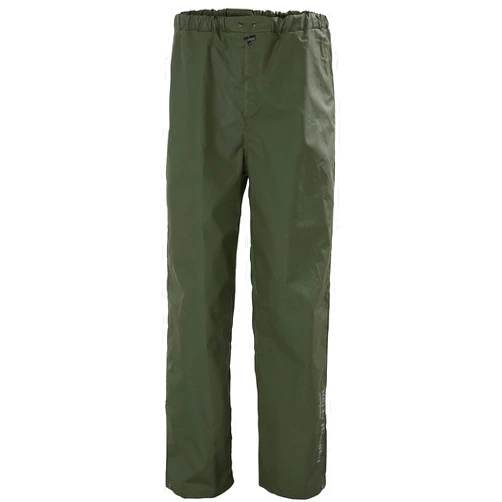 Helly-Hansen Workwear Mandal Waterproof Rain Pants for Men - PVC-Coated Polyester Rain Gear with Comfortable Active Fit
