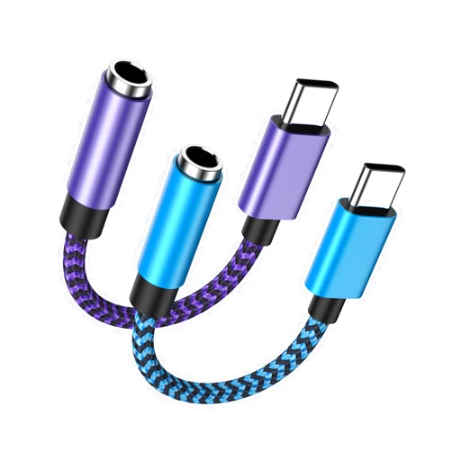 GiGreen USB Type C to 3.5mm Headphone Jack Adapter 2-Pack USB C to Aux Female Audio Dongle Cable Cord Compatible Samsung Galaxy A54 S24 S23 Ultra A15 A14 S22 S21FE S20+ S10e S9 S8,Note 20 10+,Pixel 8 7Pro 6 5