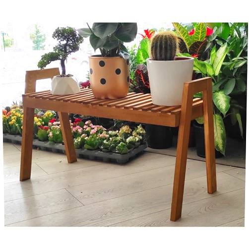 Woodretro ahşap ürünler www.woodretro.com Wood Plant Stand Indoor. Plants Rack Rustıc Home Decor for Living Room, Balconies and Gardens. Wooden Plant Pot Bench. Mid Century Modern Stable Plant Holder. Wood Pot Rack.