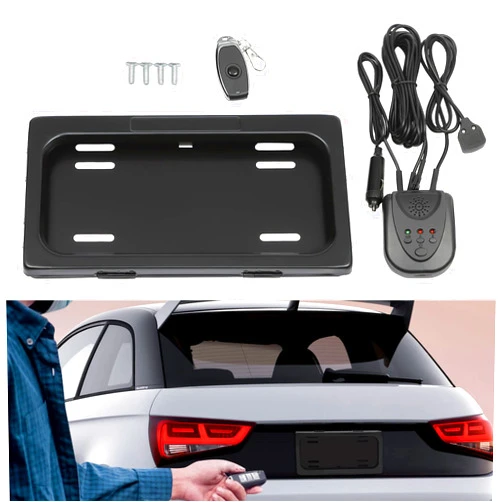 DUIBAII Car License Plate, Black Silicone License Plate Frames, Universal US Car Licence Plate Covers for US Universal License(1 Pc)
