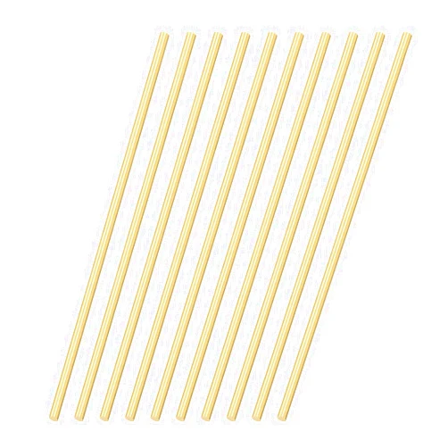 VictorsHome Brass Rods 4mm x 300mm Round Solid Shaft Lathe Bar Stock for DIY Crafts RC Aircraft Model Car 10pcs
