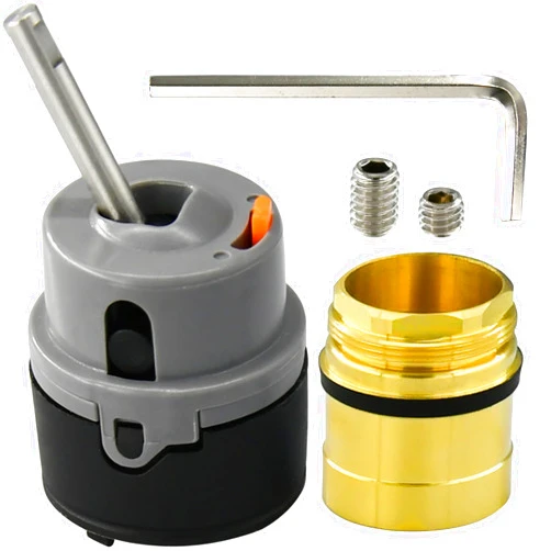 BAYDOW RP50587 Cartridge Compatible with Delta DST Single-Handle Kitchen and Lavatory Faucets (36mm) -Includes RP51503 Bonnet Nut and Allen Wrench