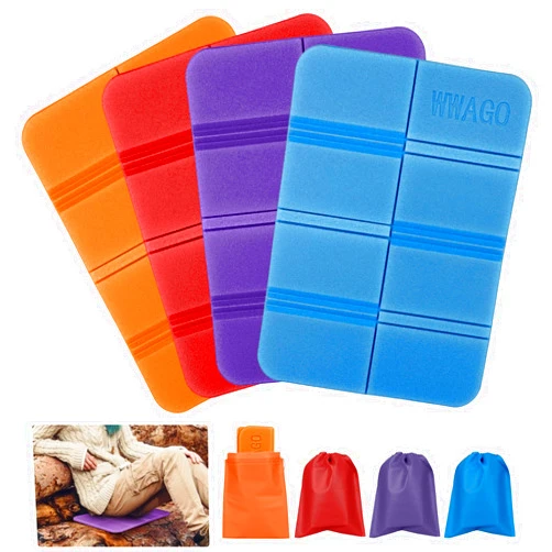 EEEKit Foldable Seat Cushion, 4 Pack Waterproof Sitting Pad for Backpacking, 15x11inch Seat Mats for Camping Outdoor Sports