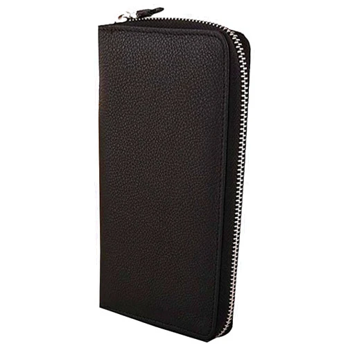 Maison De Noah Milled Cow Unisex Zip Around Business Coat Wallet and Organiser with RFID Blocking