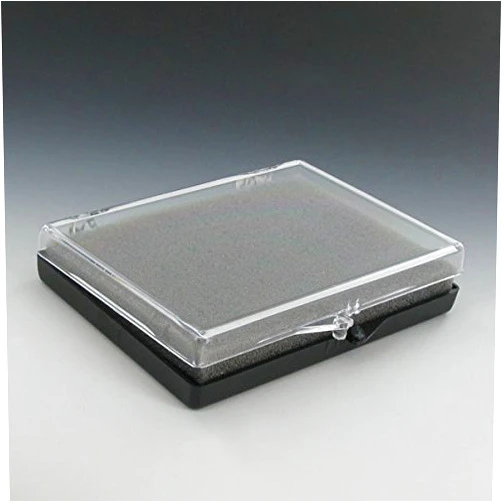 SHOP AWARDS AND GIFTS Medium Plastic Hinged Medal Box, Size 3-1/2 x 2-1/16 x 1/2 Inch - Pack of 12