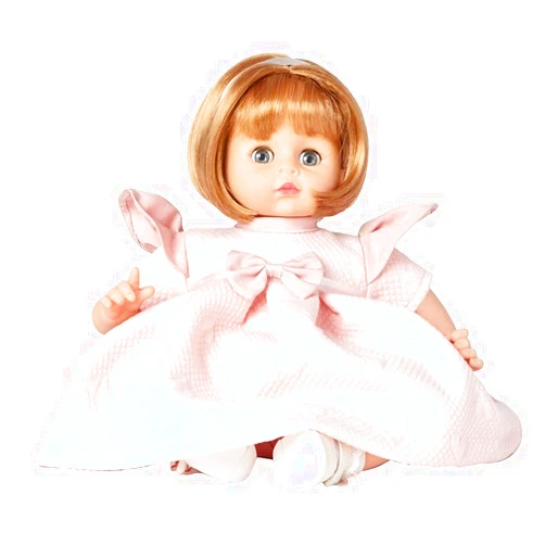 Madame Alexander 14-Inch Collectible Pussycat Baby Doll, Pink Hearts