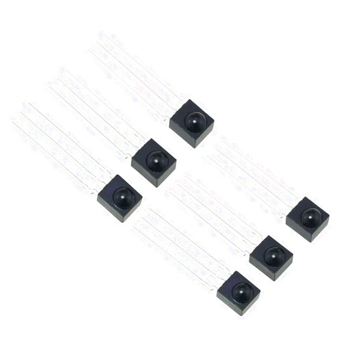 FMHXG TSOP4838 4838 IR Receiver FMHXG 6PCS 38kHz Infrared (IR) Receiver Module for Arduino and Remote Controlled Electronic Circuits, 38 kHz Remote Infrared Module