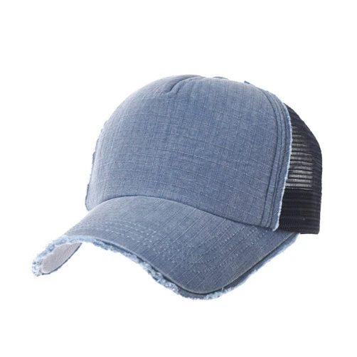 WITHMOONS Baseball Cap Vintage Meshed Distressed Cotton Dad Hat Trucker Hat for Men KRM1002