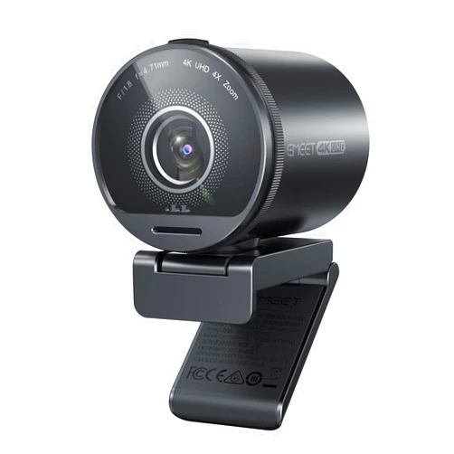 EMEET SmartCam S800-4K Webcam for Streaming, Sony 1/2'' Sensor, Supports HDR, PDAF&TOF Dual-autofocus, 1080P@60fps, 2 Noise-cancelling Mics, 40°-73° FOV, Perfect for Live Streaming&Online Meetings