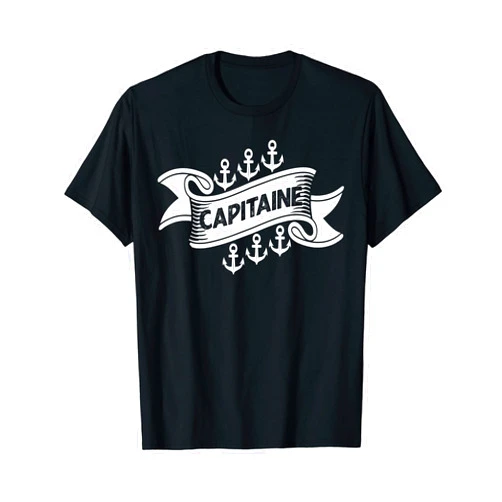 Capitaine cadeaux & dictons fête des pères Mens Captain Boats Motor Gift Boat T-Shirt