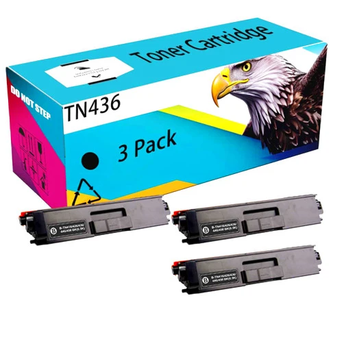 CEECN Compatible for Brother TN436 TN436BK TN436M TN436Y TN436C Toner Cartridge HL-L8360CDW,HL-L8360CDWT,HL-L9310CDw,MFC-L8895CDW, MFC-L8900CDW,MFC-L9570CDw Printer, High Yield 6500 Pages (Black*3)