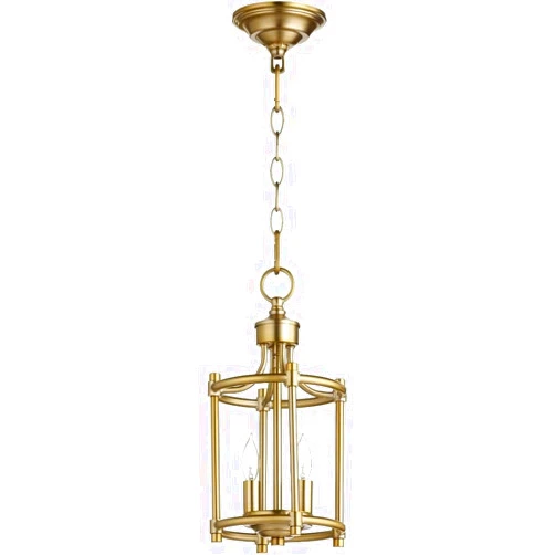 Quorum International Quorum 6822-2-80 Transitional Two Light Entry Pendant from Rossington Collection in Brass - Antique Finish,