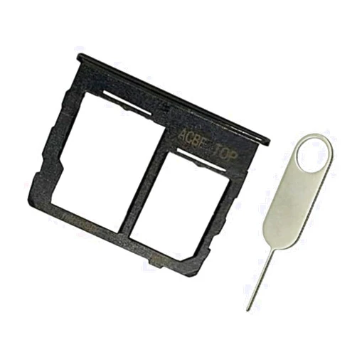 PHONSUN Single SIM Card Tray SD Slot Holder Replacement for Samsung Galaxy A32 5G SM-A326U A326U1 S326DL A326W (Black)