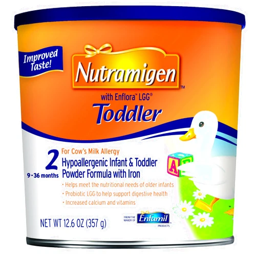 Enfamil Nutramigen Toddler Formula, Hypoallergenic and Lactose Free Formula with Enflora LGG, Fast Relief from Severe Crying and Colic, Powder Can, 12.6 Oz