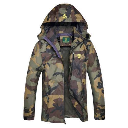 GIISAM Mens Windproof Jacket Waterproof Lightweight Mountain Sport Jacket for Men Hooded Windbreaker Raincoat