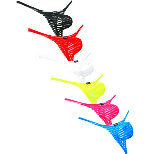 IKINGSKY Men's Sexy Little Thong Underwear See Through Pouch G-string Under Panties