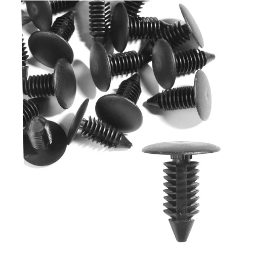 RACOONA 50PCS Bumper Clips,Retainer Clips,Body Clips Automotive,Car Accessories Nylon Bumper Fastener Rivet Clips,Car Clip Rivet Retainer Bumper Shield Retainer,Replace #6030441