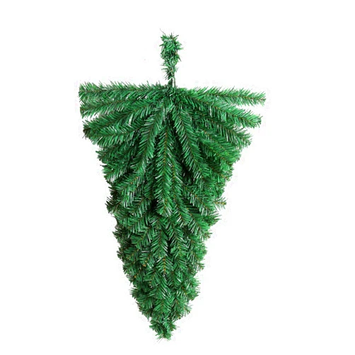 Generic Christmas Pine Swag Decor, 18 Inch Christmas Teardrop Door Swag DIY Xmas Wreath Garland, Artificial Christmas Swag for Holiday Winter Wall Front Door Indoor Outdoor Decor (1PC)