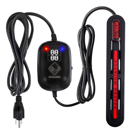 HiTauing Submersible Aquarium Heater,300W/500W Fish Tank Heater with Over-Temperature Protection and Anti-Dry Burn for Marine Saltwater and Freshwater