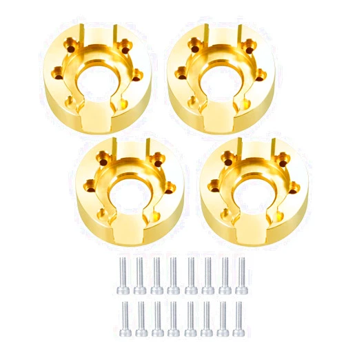 RCLions 4pcs Heavy Weight Brass Outer Portal Drive Housing for Redcat GEN8 Upgrades Parts 1/10 RC Crawler Car