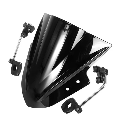 Generic Motorcycle WindScreens Adjustable Bracket For Kawasaki For ER6N For ER4N For Yamaha For MT125 For FZ1 For FZ6 For FZ8 For MT-01 For MT03 For MT07 For MT09 ,Universal Fit