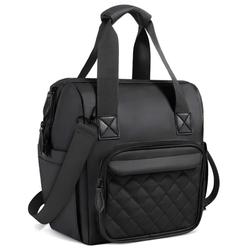 ISEYOU Lunch Box for Women & Men, 20L Large Insulated Lunch Bag with Wide Opening, Leak-Proof & Multi-Pocket Cooler Bag, Adjustable Strap Lunch Tote Bags for Work, Office, Picnic and Camping