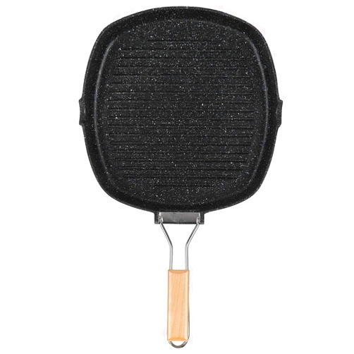 Leapiture Skillets Cooking Pans Small Pan Nonstick Frying Pan Kitchen Supplies With Foldable Handle for Family Dinners Camping Cooking
