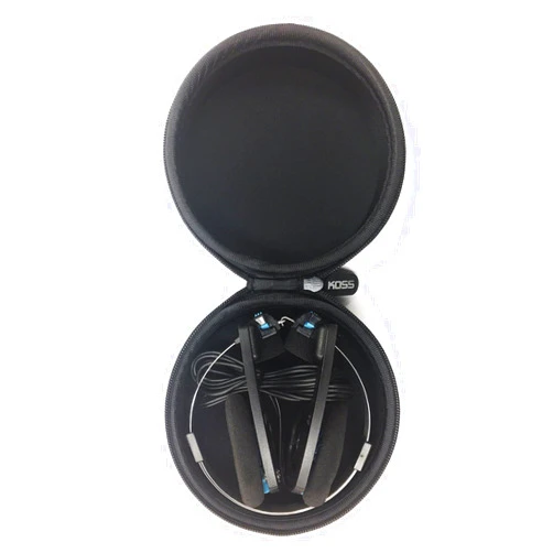 Koss Porta Pro Black with Official Hard Carry Case Bundle