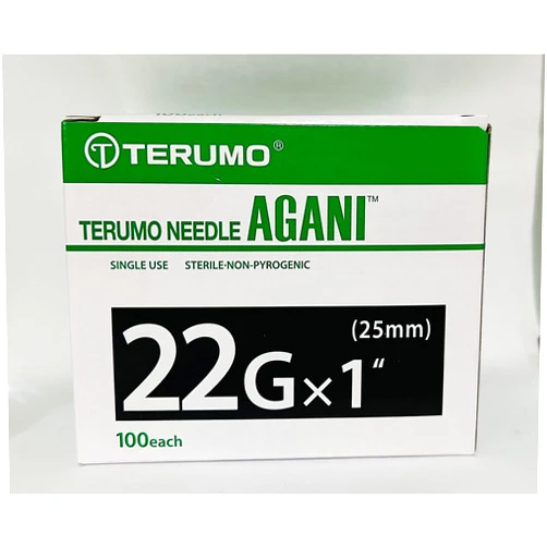 FOXCUP Terum 22G x 1 inch (0.70x25mm) 100 EachPack