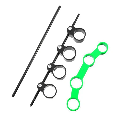 MILISTEN 2pcs Guitar Finger Expander Beginner Finger Expander Adjustable Stretcher Expansion For Guitar Bass Ukuleles Mandolins Piano Banjo