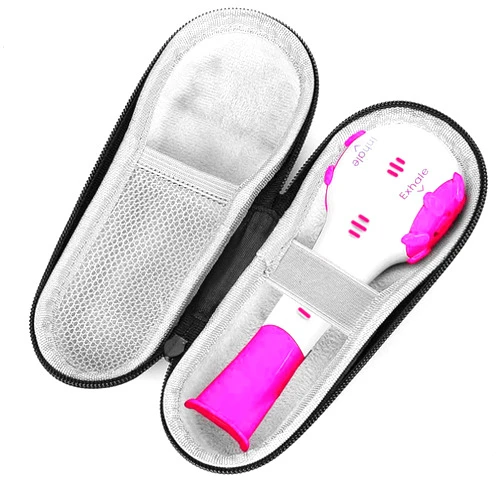 FitSand Hard Storage Travel Case Compatible for The Breather Pink Natural Breathing Lung Recovery Exerciser Trainer