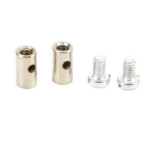 Acouto 6mm/0.2in Solderless Cable Nipple Throttle Cable Ends Universal Metal Brake Line Throttle Choke End for Car Motorcycle