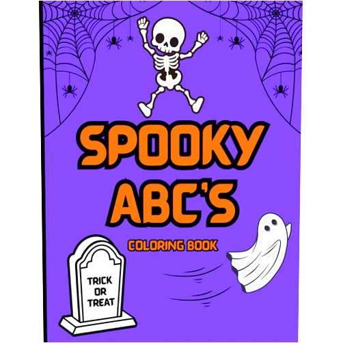 By Monica Silva (Author) Spooky ABC's: Coloring Book