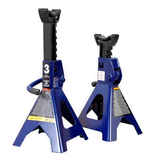 TCE AT43202U Torin Steel Jack Stands: 3 Ton (6,000 lb) Capacity, Blue, 1 Pair