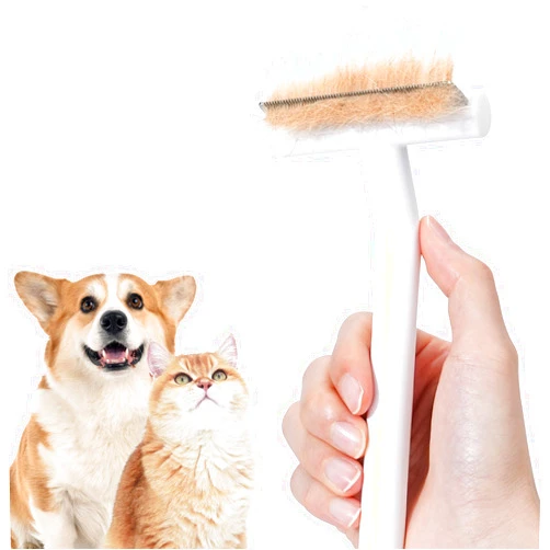 aumuca Pet Deshedding Tools For Short Haired Cats & Dogs, Dematting Deshedding Brush Cats Shedding Tool, Dog Undercoat Brush, Gently and Effectively Remove Loose Hair, Highly Deshedder Grooming Comb