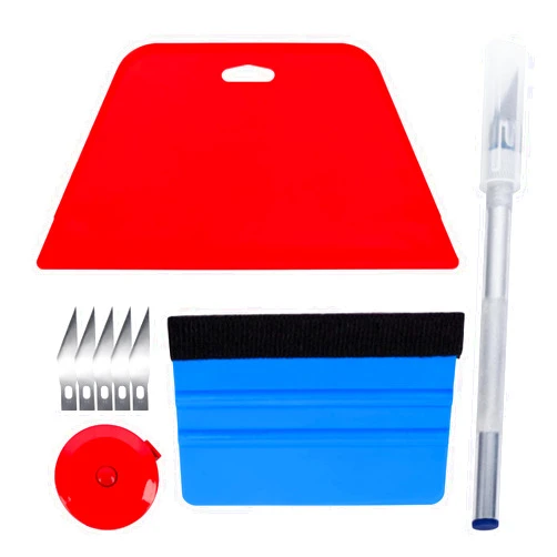 Reovatile Wallpaper Smoothing Tool Kit for Self-adhesive Wallpaper,Trimming Ceiling,Woodwork or Baseboard Projects,Vinyl Wrap,Window Tint or Glass Film