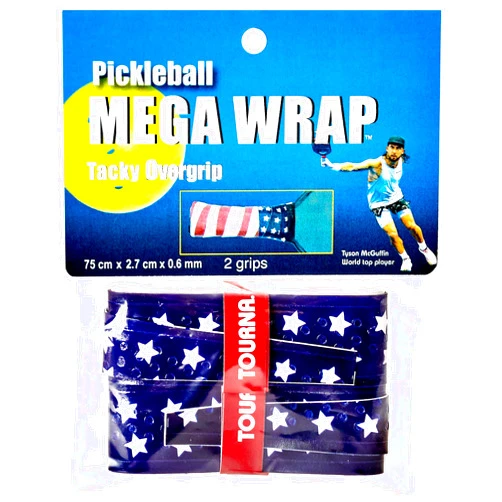 TOURNA Pickleball Mega Wrap USA Flag Tacky Overgrip