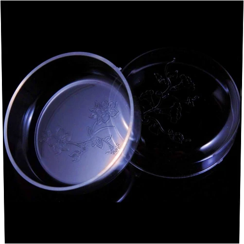 JZMYXA Aquarium Shrimp Feeding Dish Bowls, 2 Pieces, High Transparent Acrylic Material
