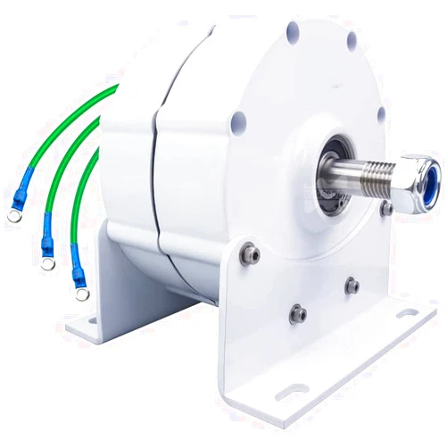 HUIZHITENGDA 12V-220V AC Wind Turbine Generator 9000W 400Rpm DC Power Magnetic Dynamo Water Turbine Hydro Alternator (with Base)