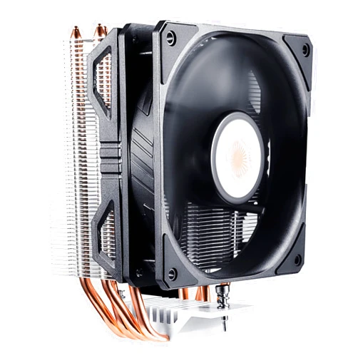 Cooler Master Hyper 212 EVO V2 CPU Air Cooler with SickleFlow 120, PWM Fan, Direct Contact Technology, 4 Copper Heat Pipes for AMD Ryzen/Intel LGA1700/1200/1151, Silver/Black