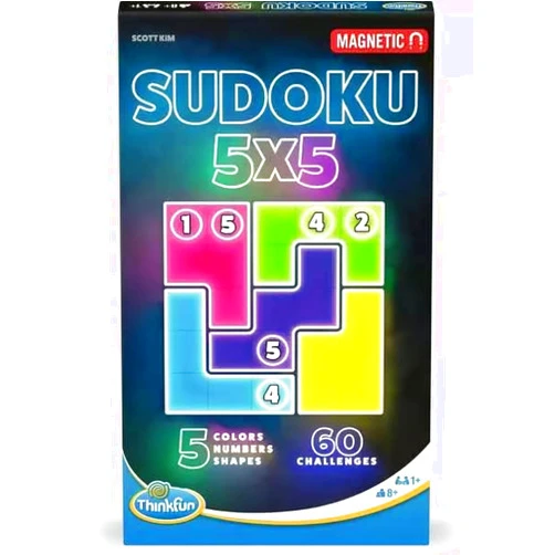 Ravensburger ThinkFun Sudoku 5x5 Magnetic Travel Puzzle