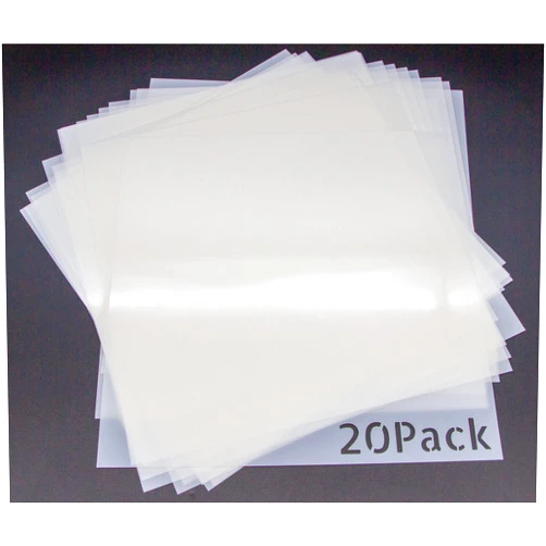 Gnomeshgh 20 Pack 7.5mil Mylar Sheets, 12 X 12 Inch Stencil Paper for Cricut, Laser Cutting, Template Plastic for Quilting, Blank Plastic Sheets for Crafts, Food Grade Mylar Stencil Sheets