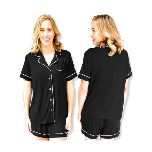 Kindred Bravely Clea Classic Short Sleeve Maternity & Nursing Pajama Set