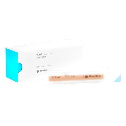 Coloplast Brava Alcohol-Free Ostomy Barrier Moldable Strip Paste, 2 oz, 1 Count, 10 Packs, 10 Total