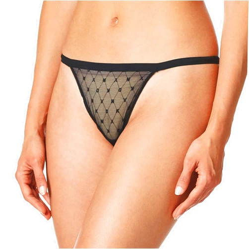DKNY Women's Monogram Mesh Thong