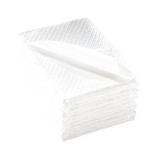 McKesson Disposable Towels [Pack of 500] for Dental Bibs, Nails, Tattoo, Dentist, Medical - 13 x 18 in, 2-Ply Tissue with Poly Back, Diamond Embossed, White