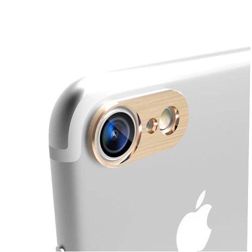 Motomo iPhone SE (2020) / 8/7 Camera Protection Bumper INO Camera Hole Deco Gold iPhone Rear Camera Glass Protector