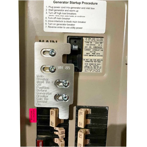Wired Rite WR_85 Cutler Hammer @00 amp Panel with Vertical Main Breaker
