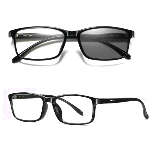 laureles 2020 Fashion Men's Transition Square Photochromic Reading Glasses Women Vintage TR90 Full Frame Eyewear Female